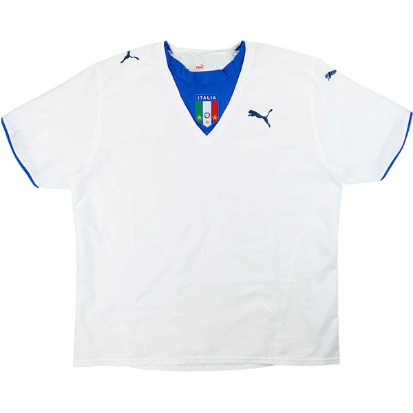 Camiseta Italia Replica Segunda Ropa Retro 2006 Blanco